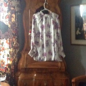 Polyester top with tags